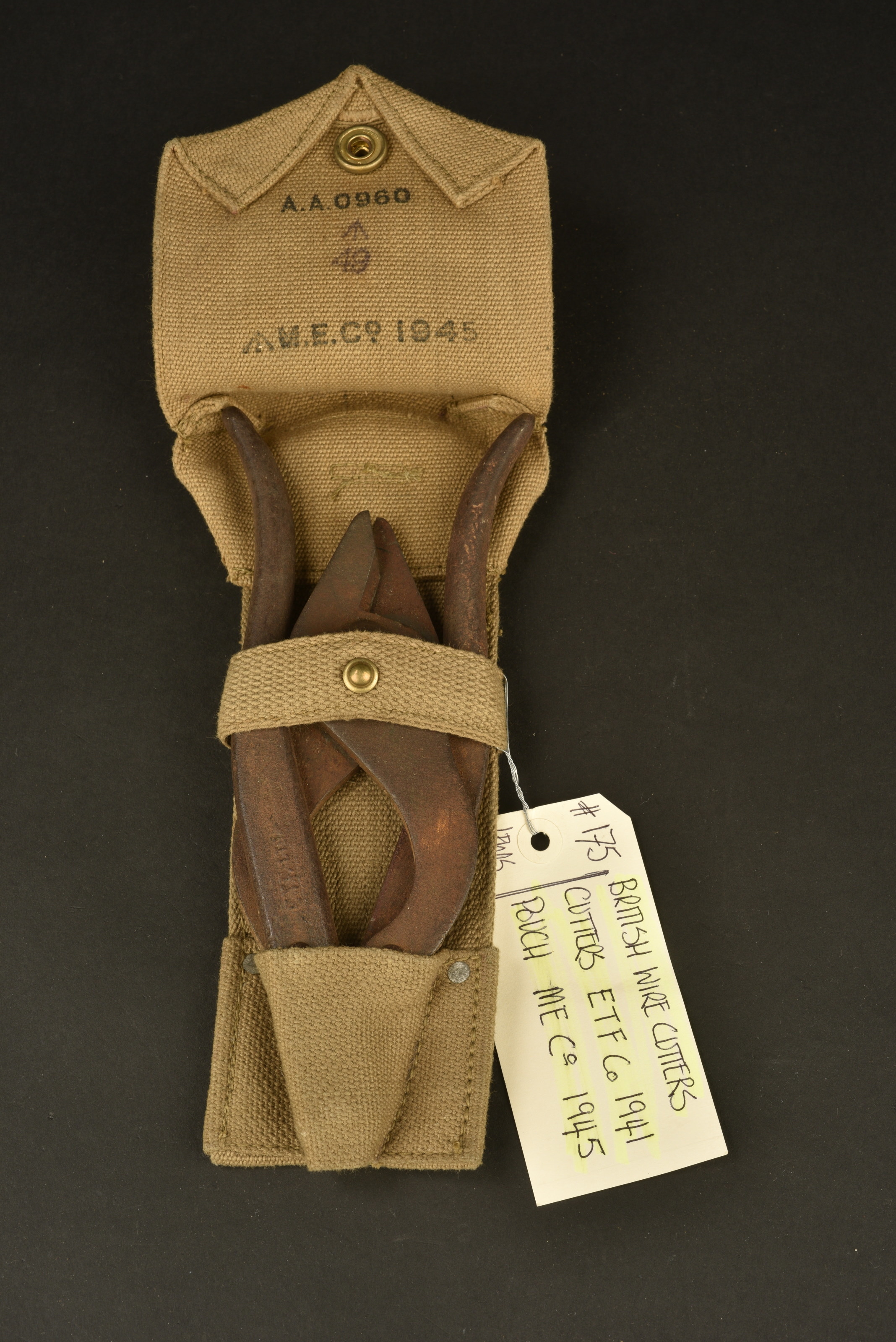 Pince coupante britannique. British Wire Cutters Aiolfi G.b.r.