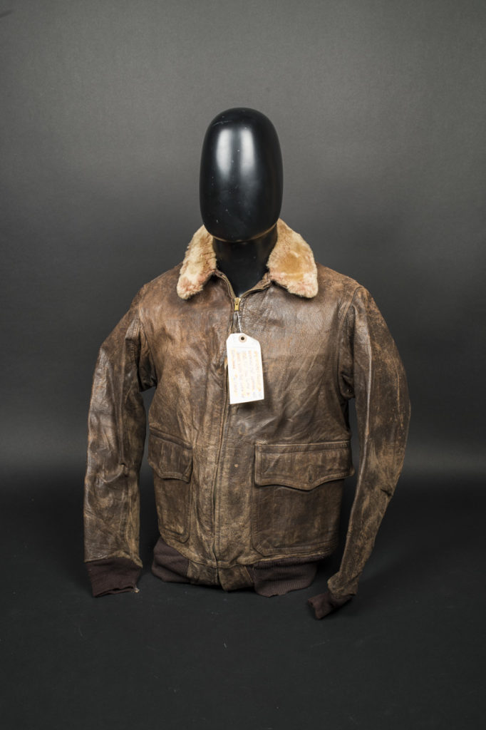 Blouson Type G-1 US Army - Cuir Marron - Taille M - Occasion Très Bon état - Style Vintage Militaire
