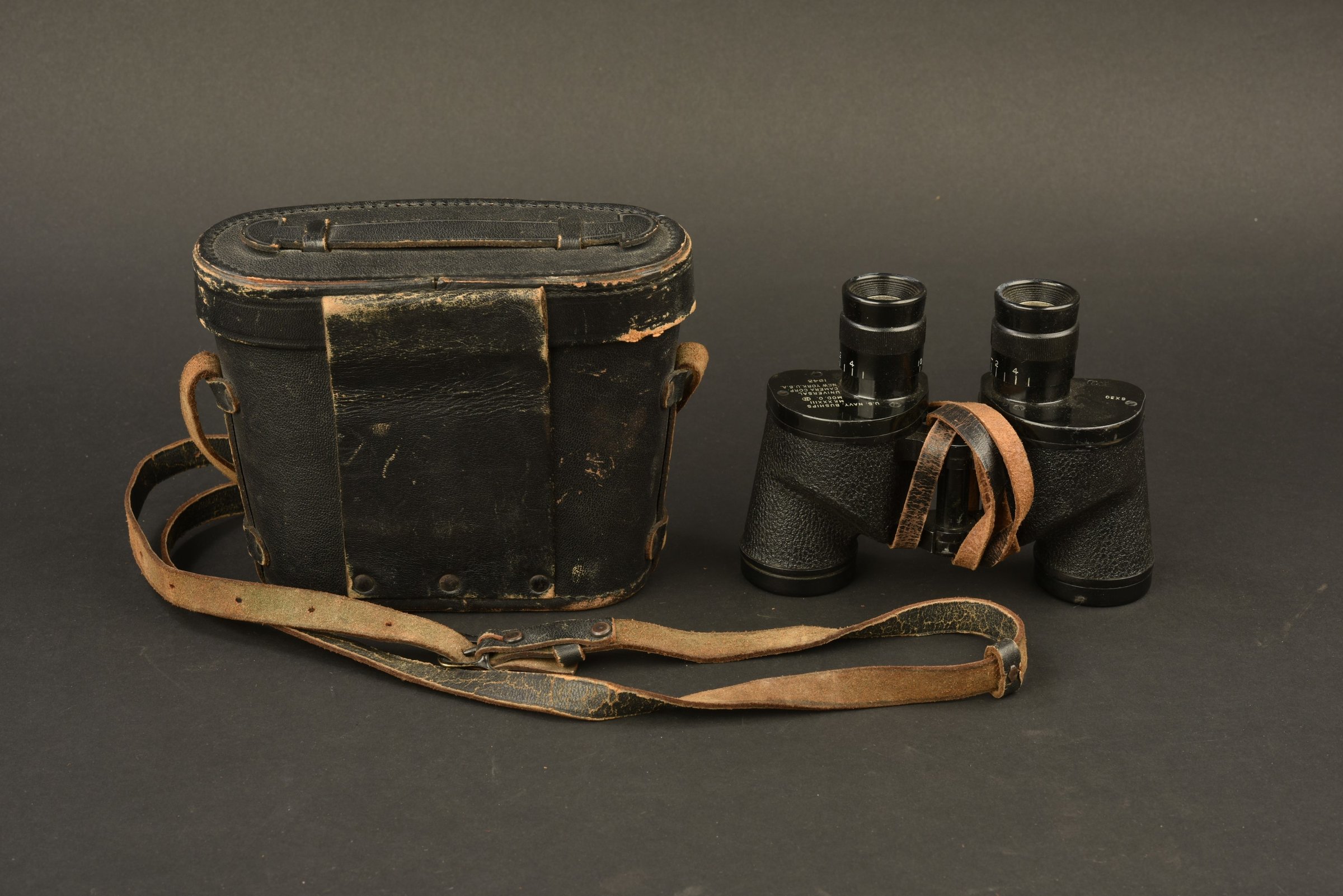 Jumelles US Navy Bausch And Lomb Mark 28, 7x50, 1941, Vintage