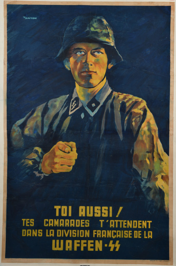 Affiche De Recrutement Pour La Waffen Ss